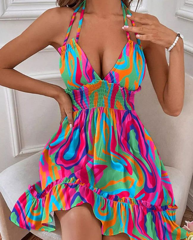 Backless Wonder V Strap Dress