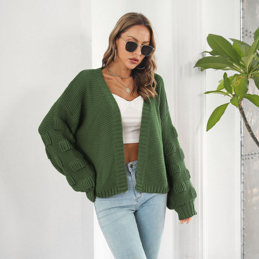 Square Knit Cardigan