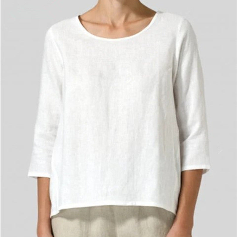 Round Neck A-Line Top