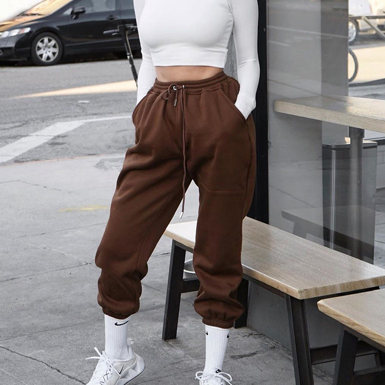 Drawstring Casual Track Pants