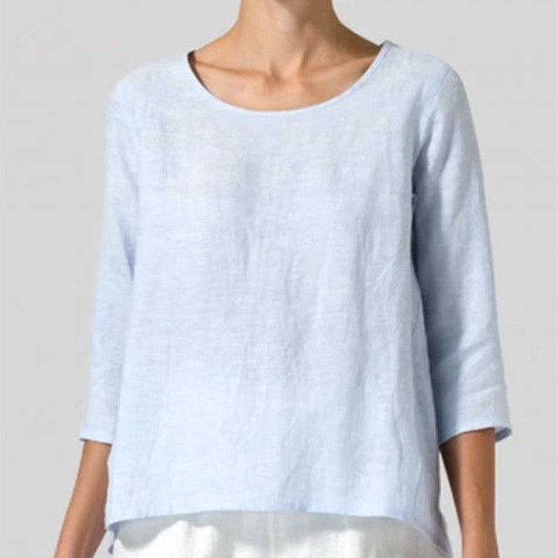 Round Neck A-Line Top