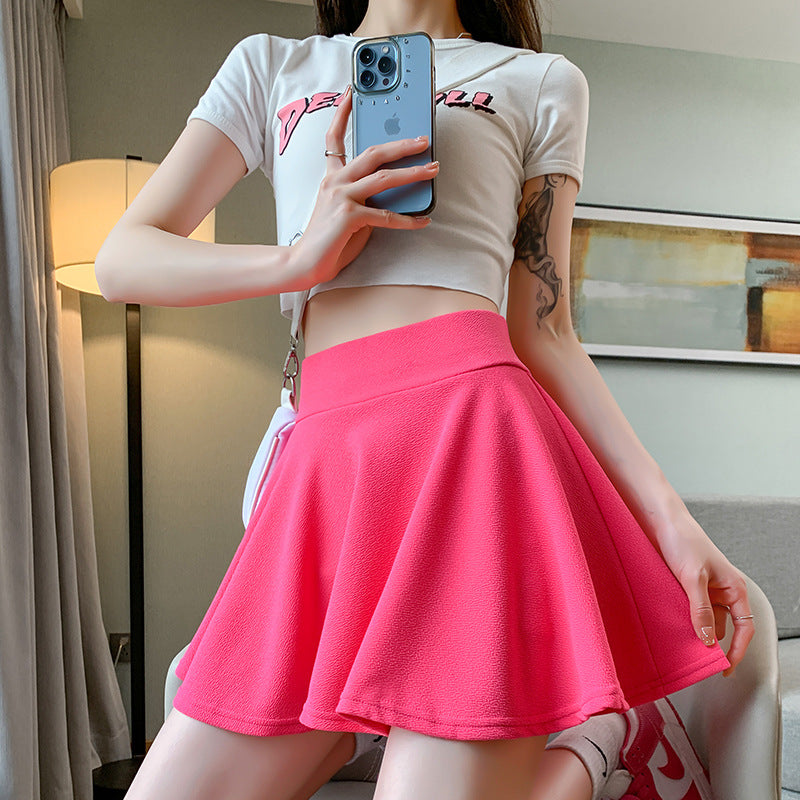 Puffy Pleated Skirt