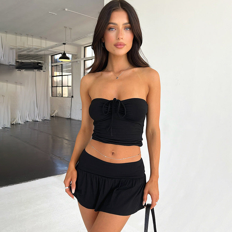 Sleeveless Summer Two Piece Set