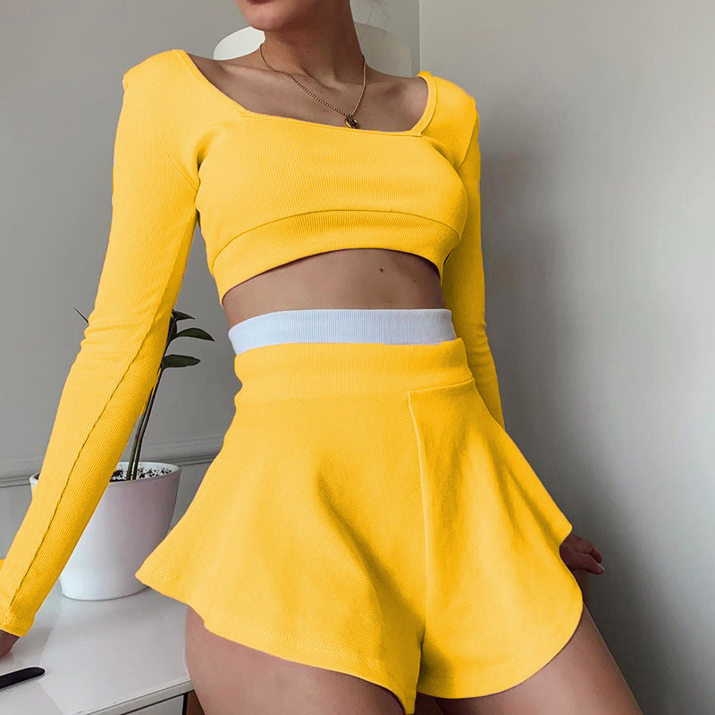 Tennis Skirt Two Piece Set