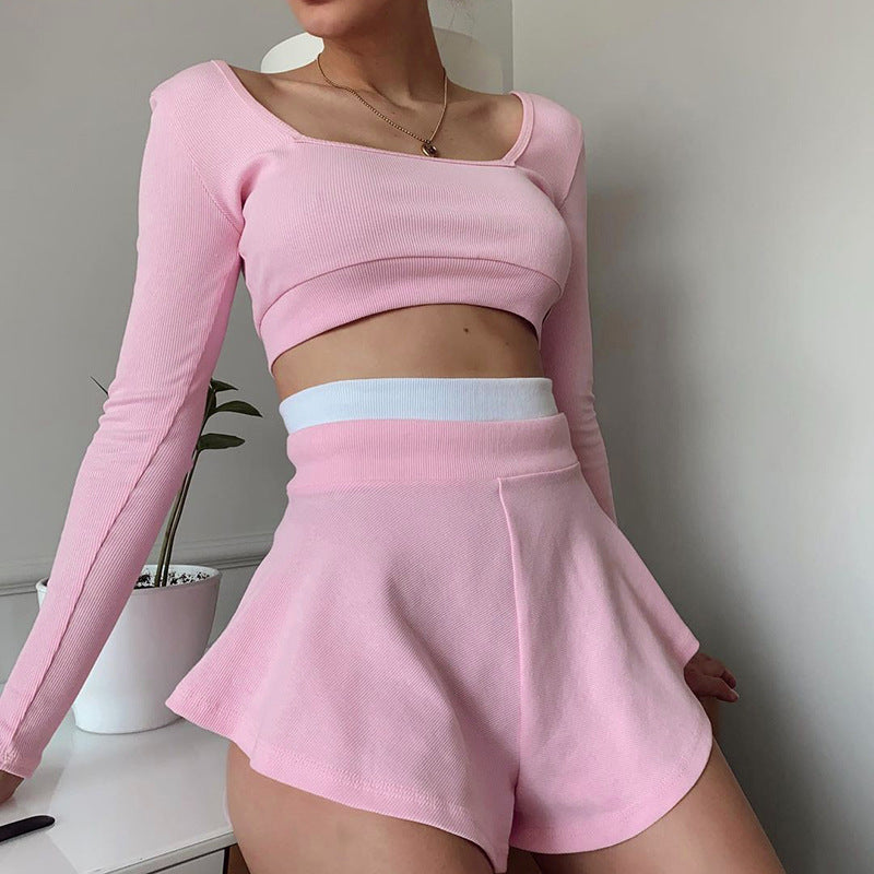 Tennis Skirt Two Piece Set