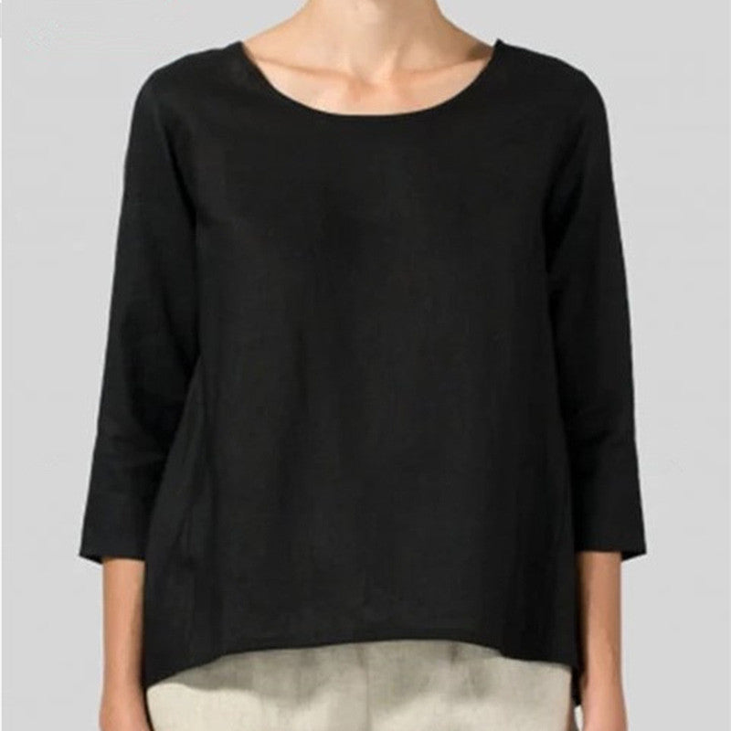 Round Neck A-Line Top