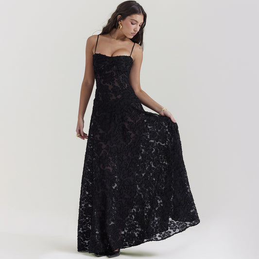 Lace Elegance Long Dress