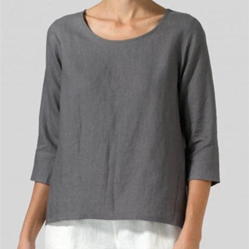 Round Neck A-Line Top